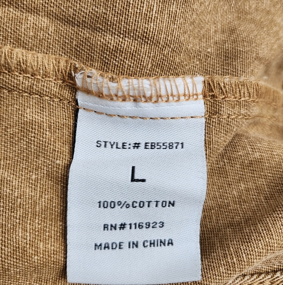 Easel Orange Distressed Women Overalls - Picture 5 of 13